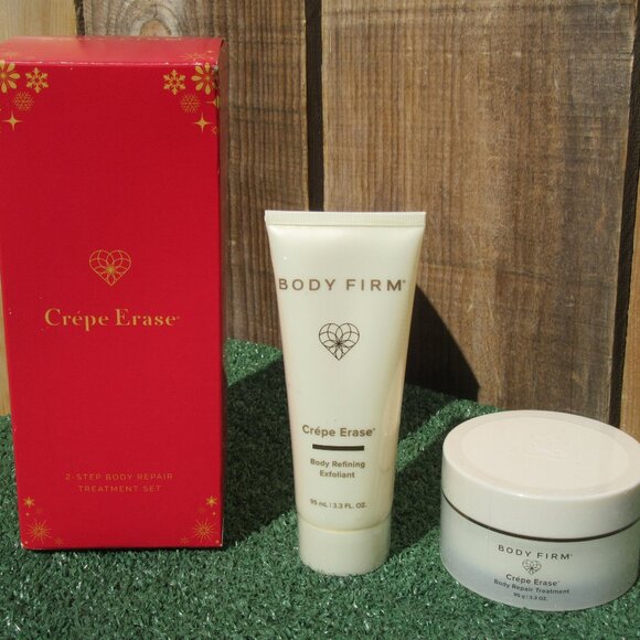 Brand New Crepe Erase 2 Step Body Repair Set Refining Exfoliant Treatment 3.3 oz - Picture 1 of 6